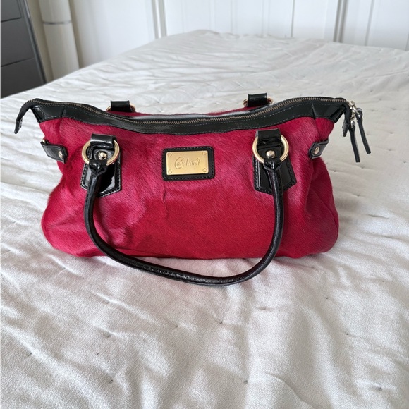 Cavalcanti cow fur red  Bag - Picture 1 of 15
